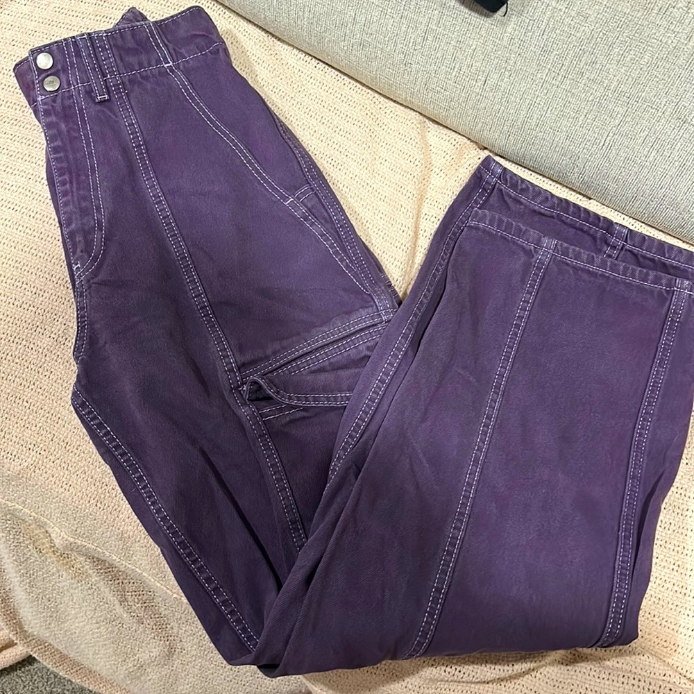 perfect purple cargo pants